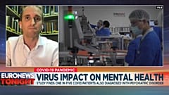 Dr Max Taquet speaking to Euronews Tonight
