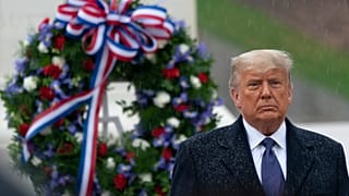 Trump e Biden al Veterans Day