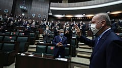 الرئيس التركي رجب طيب أردوغان في البرلمان ليخطب أمام كتلته النيابية ـ أنقرة ـ 2020/11/11