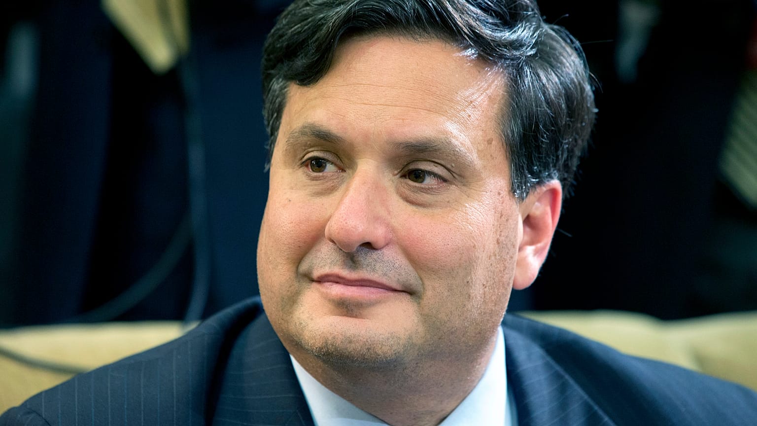Rob Klain, then Ebola coordinator, in the Oval Office of the White House in Washington on Oct. 22, 2014.