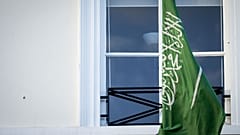 أمام مقر السفارة السعودية في لاهاي - هولندا 