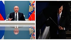 Владимир Путин и Джо Байден.