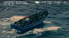 Boot mit Migranten 
