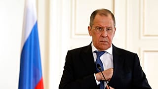 Az orosz külügyminiszer, Szergej Lavrov