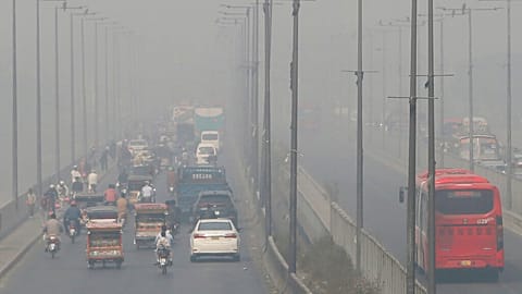 Thick smog envelopes the city of Lahore after lockdown helped reduce pollution to safe levels.