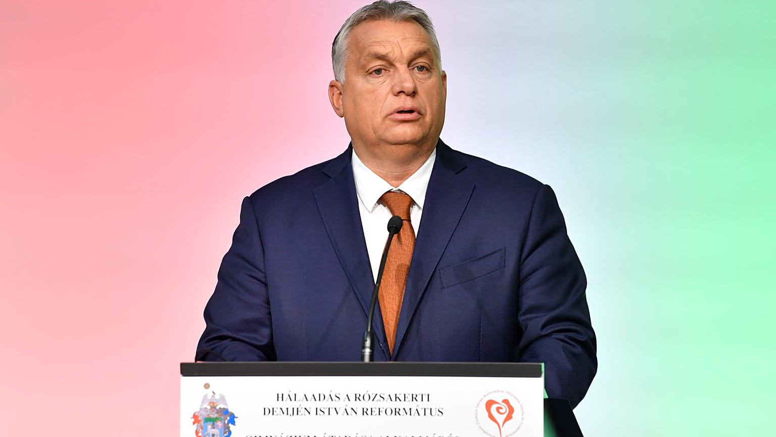 Orbán Viktor beszédet mond 2020. október 17-én