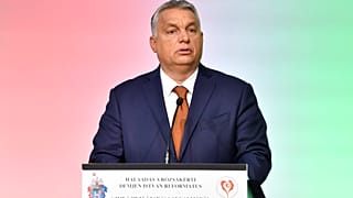 Orbán Viktor beszédet mond 2020. október 17-én