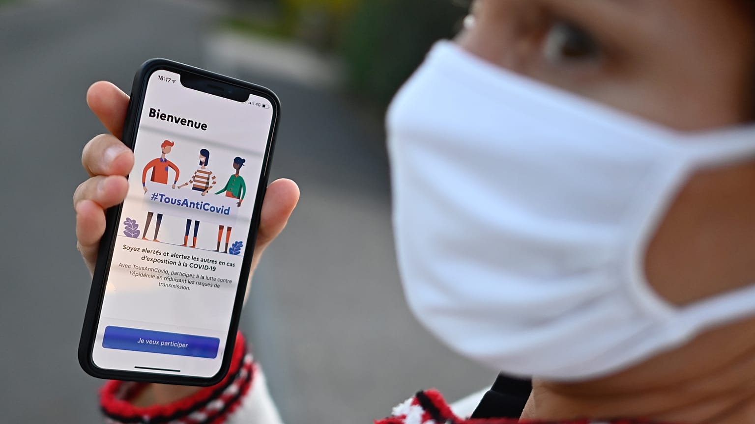 تطبيق تتبع المصابين بفيروس كورونا في فرنسا