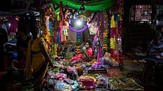 Starßenhändler in Neu Delhi