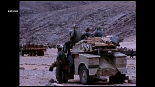 Imagen de archivo de militares marroquíes durante la guerra contra el Frente Polisario