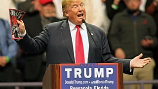 Donald Trump durante la campagna elettorale del 2016