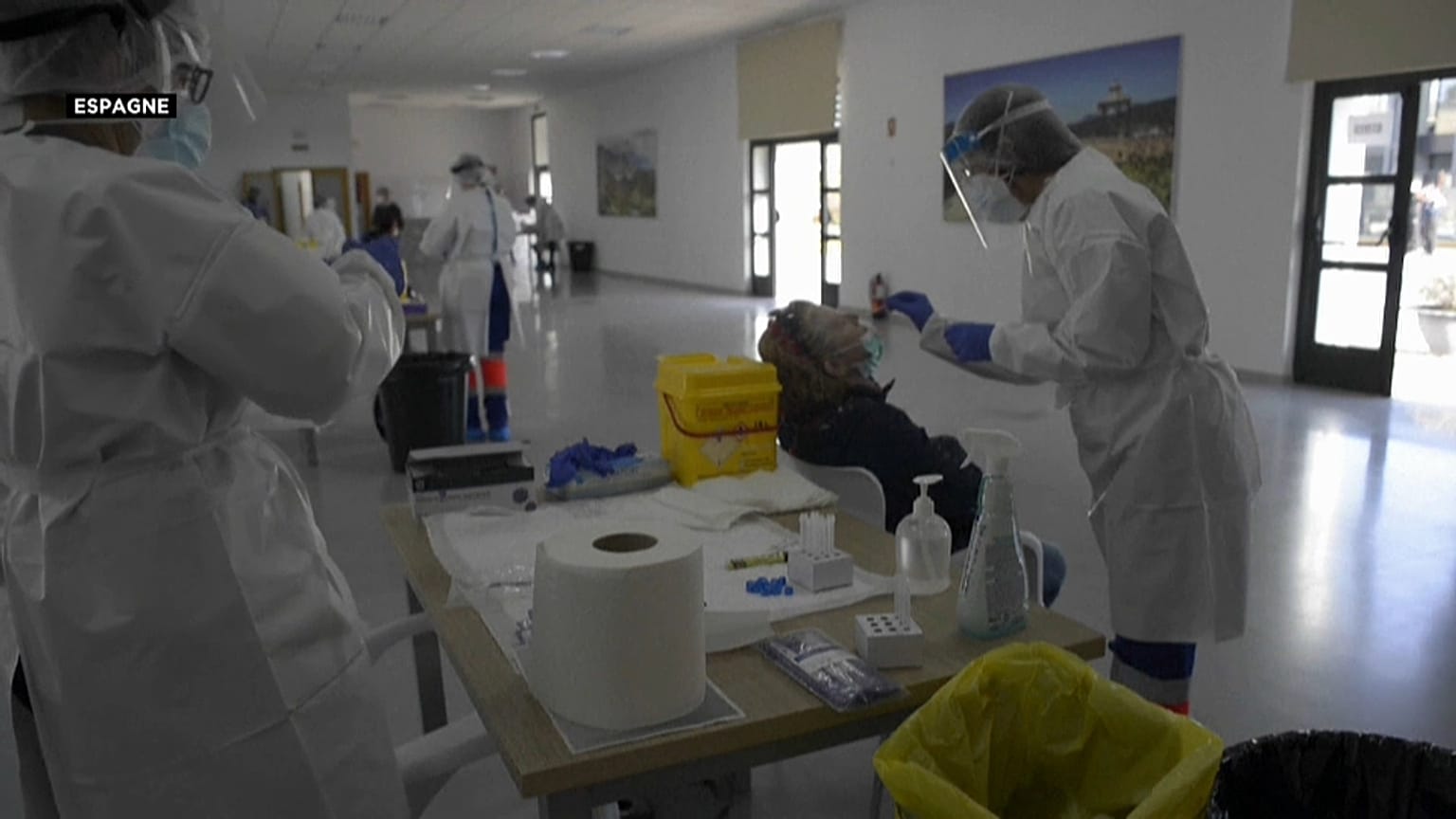 Centre de tests PCR en Espagne