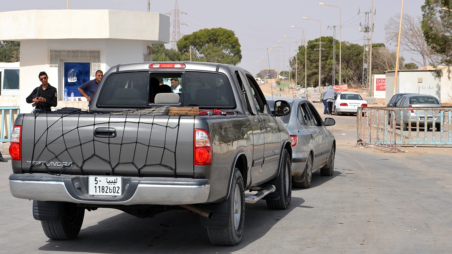 منطقة راس جدير الحدودية بين ليبيا وتونس 