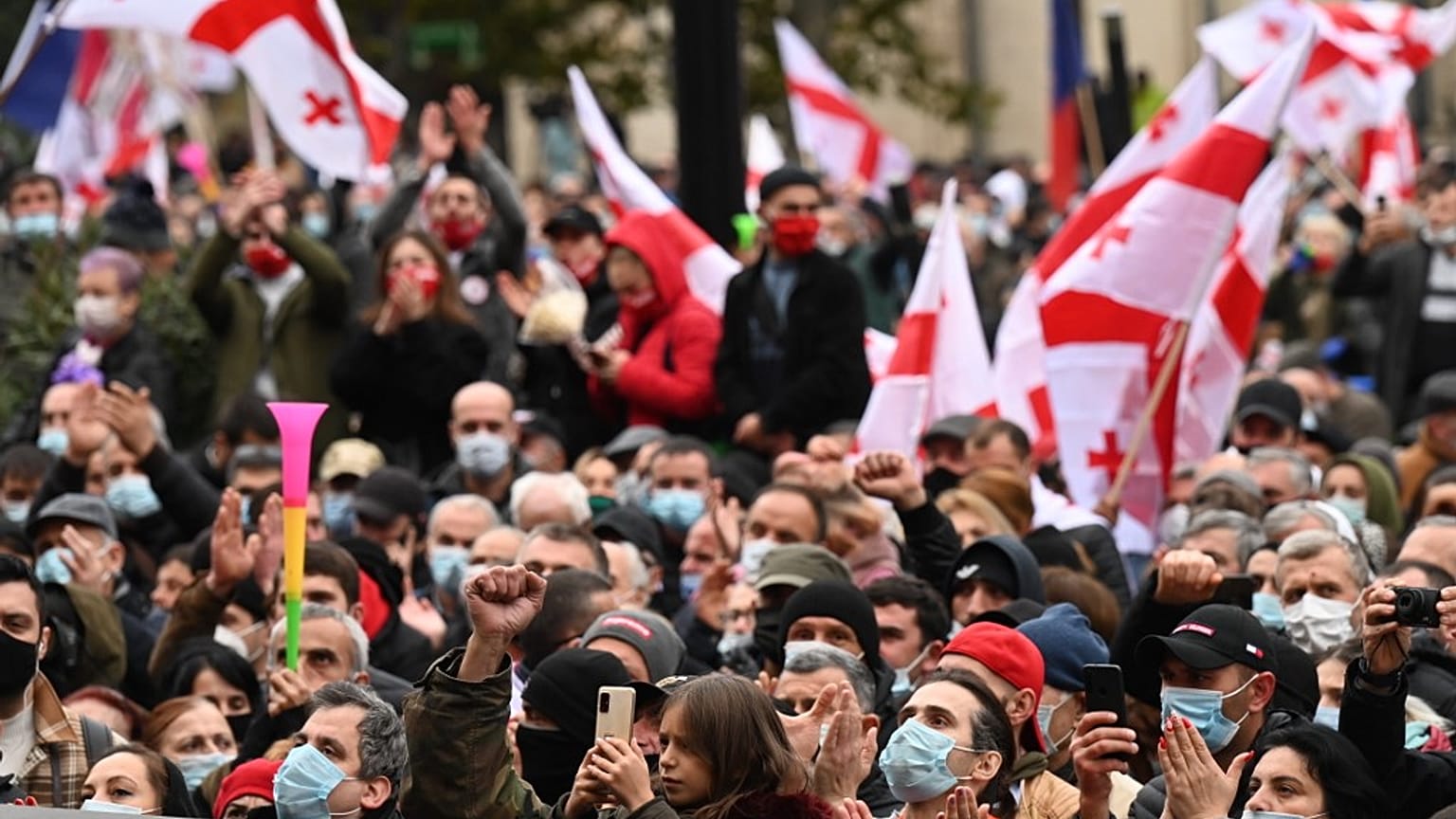 Wieder Proteste in Georgien gegen die Regierung