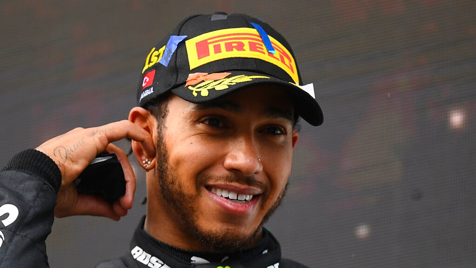 Lewis Hamilton in Istanbul