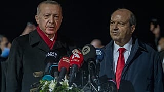 Cumhurbaşkanı Erdoğan ve mevkidaşı Tatar