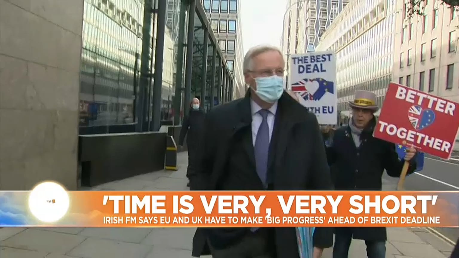 EU's Brexit negotiator Michel Barnier in London