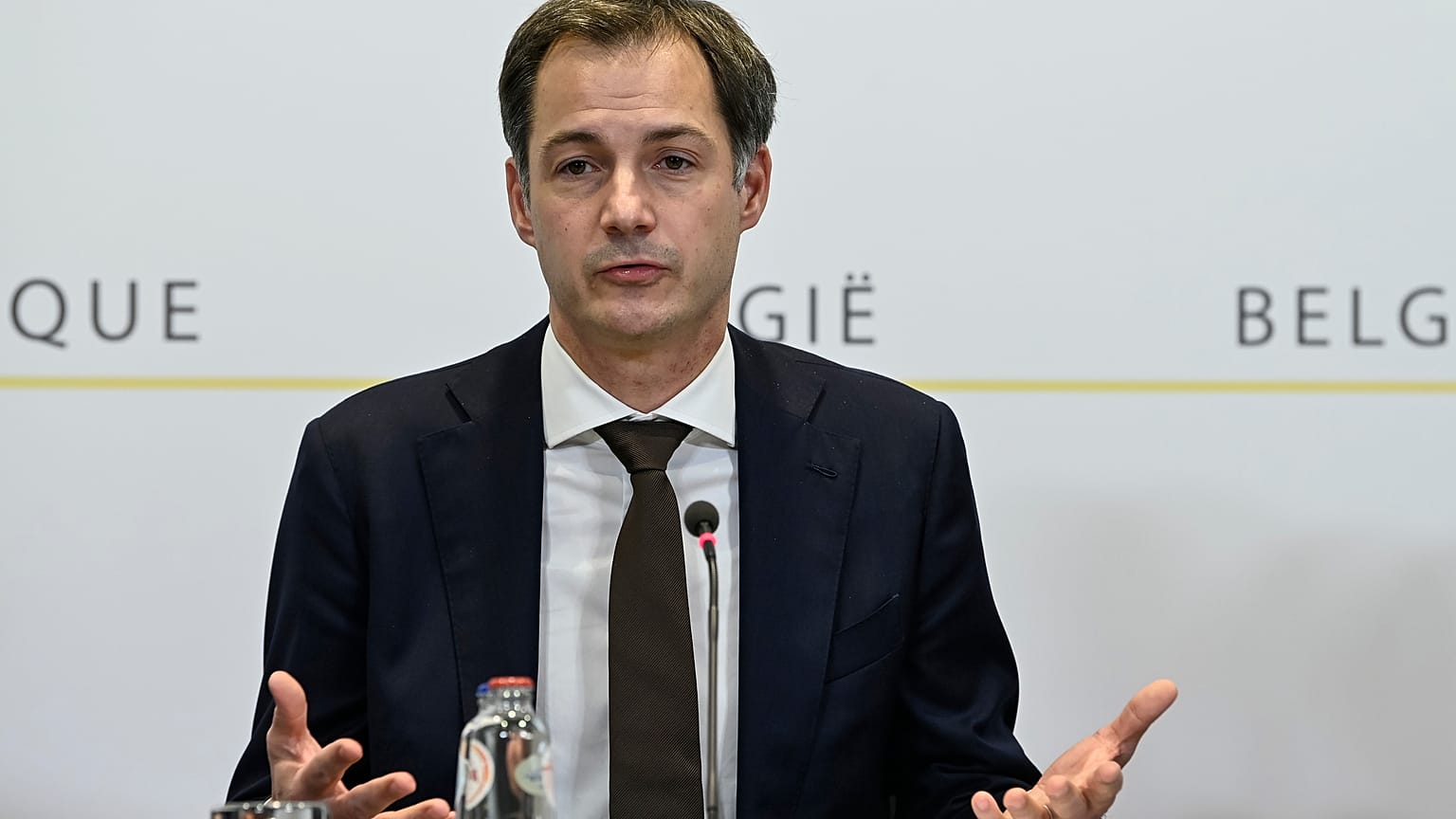 Belgium's Prime Minister Alexander De Croo