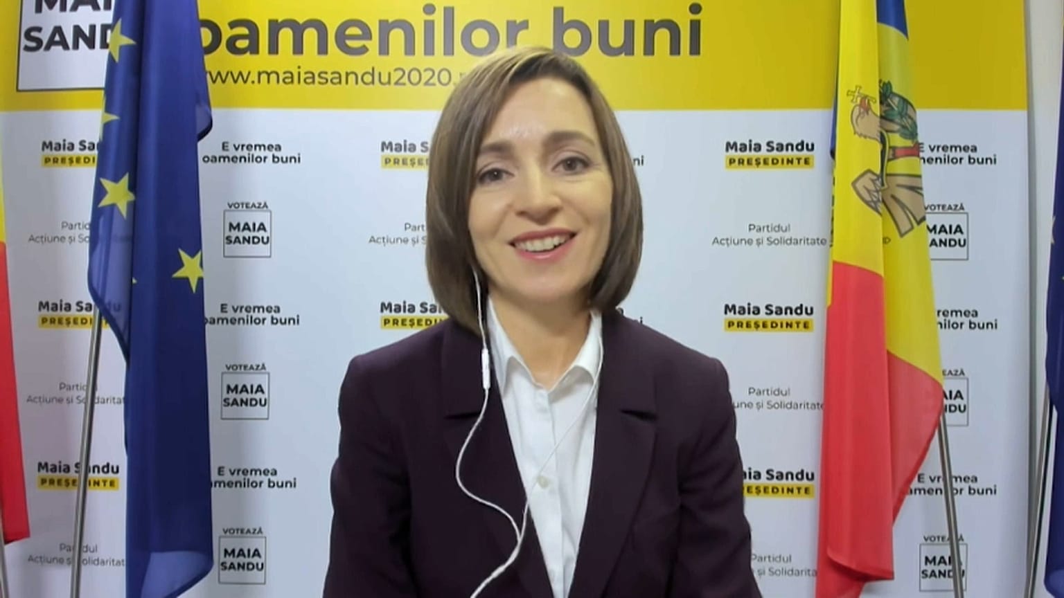 Maia Sandu: "elég volt a korrupcióból"