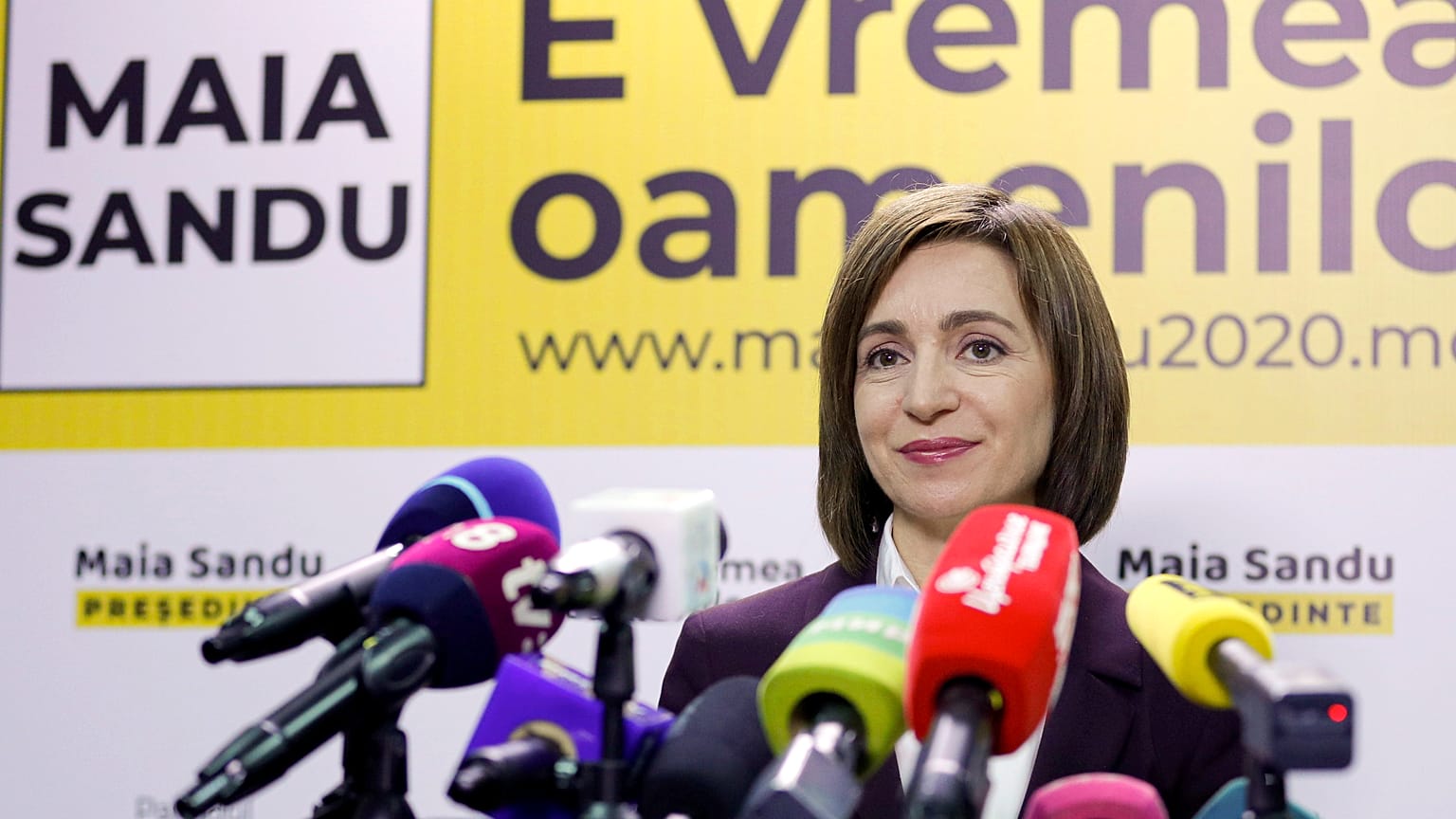 Maia Sandu, presidente della Moldavia