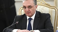 In this file photo released by Russian Foreign Ministry Press Service, Armenia's Foreign Minister Zohrab Mnatsakanyan attends a meeting with the Russian Foreign Minister.
