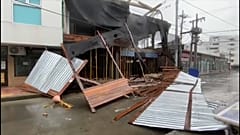 Destrozos en el Caribe norte de Nicaragua