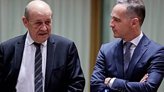 Almanya Dışişleri Bakanı Heiko Maas ve Fransız mevkidaşı Jean-Yves Le Drian