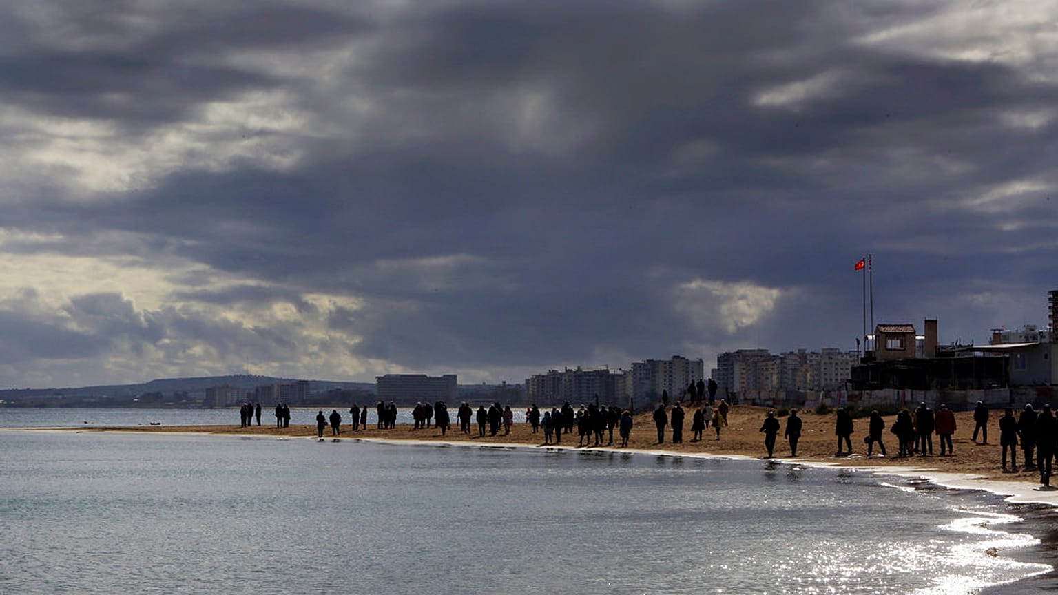Varosia beach in the abandoned city
