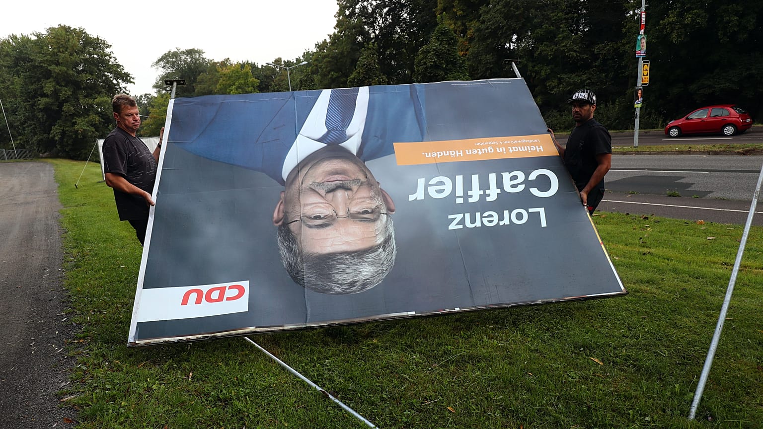 Caffier auf Wahlplakat 2016