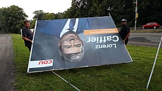 Caffier auf Wahlplakat 2016