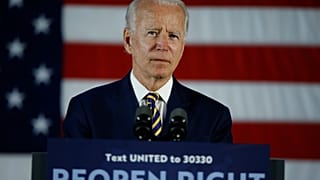 Archives : Joe Biden en réunion avec la communauté noire de Darby - Pennsylvanie -, le 17 juin 2020