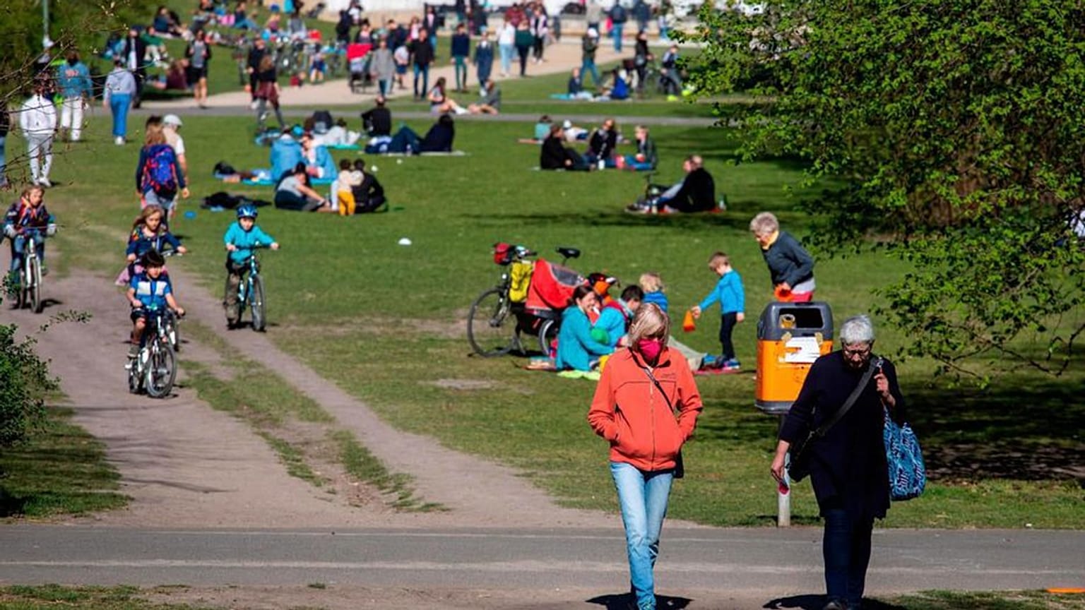 Berlin'de bir park