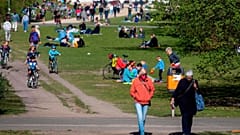 Berlin'de bir park