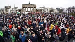 Virus Outbreak Germany Protests