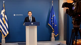 Ο υφυπουργός παρά τω πρωθυπουργώ και κυβερνητικός εκπρόσωπος Στέλιος Πέτσας