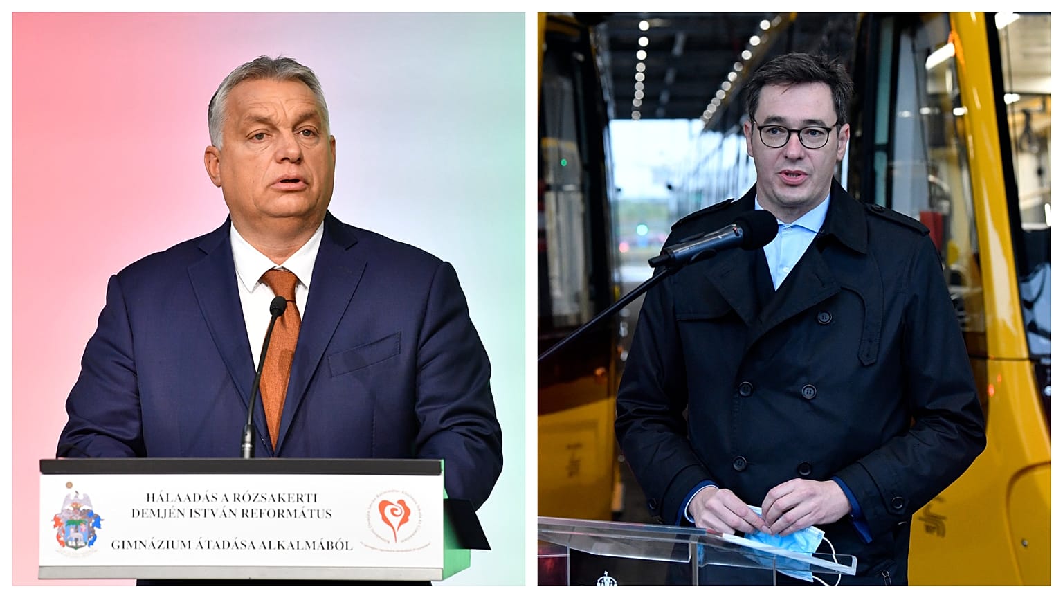 Orbán Viktor és Karácsony Gergely