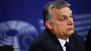 Orbán Viktor sajtótájékoztatója Brüsszelben miután az EPP felfüggesztette a Fidesz tagságát 2019. március 20-án