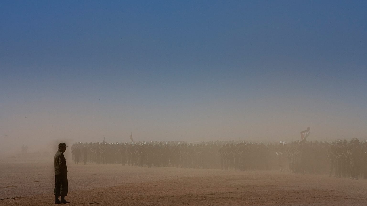 Foto de archivo de efectivos del Frente Polisario en 2008