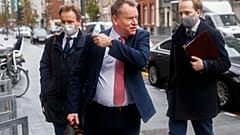 Brexit talks in Brussels, Monday, Nov. 16, 2020.