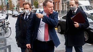 Brexit talks in Brussels, Monday, Nov. 16, 2020.