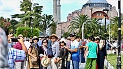 İstanbul'da turistler
