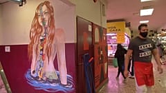 Die Mostenses-Markthalle zieren jetzt 50 Street-Art-Werke