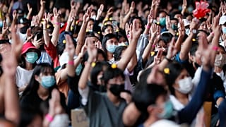 School students lead third pro-democracy rally in a week in Bangkok