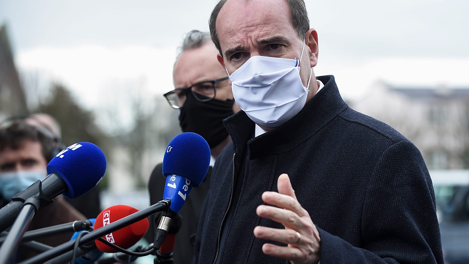 Jean Castex en visite à Crozon le 20 novembre 2020