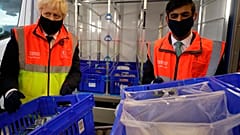 İngiltere Başbakanı Boris Johnson ve Maliye Bakanı Rishi Sunak