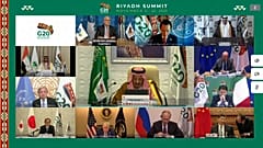 الكلمةى الافتتاحية للعاهل السعودي الملك سلمان بن عبد العزيز في قمة العشرين الافتراضية التس تحتضنها العاصمة السعودية الرياض