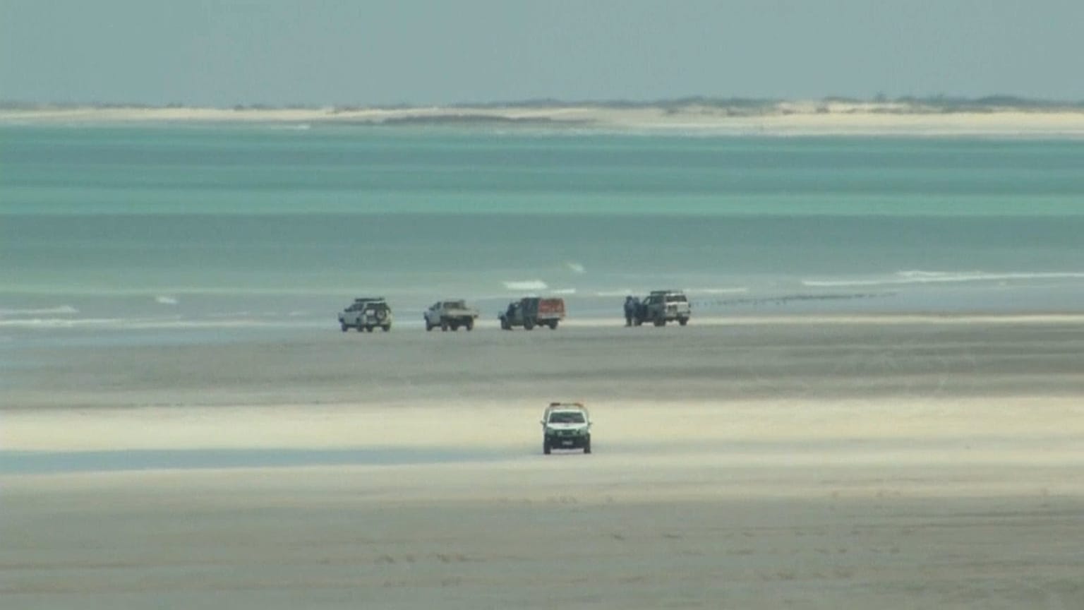 Batı Avustralya'nın Cable Beach plajı