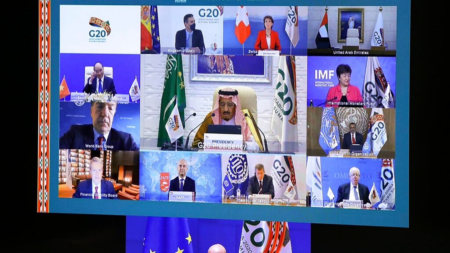 نشست مجازی سران «گروه ۲۰»