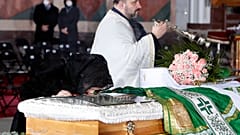 Trauerfeier für Patriarch Irinej in der St. Sava-Kirche in Belgard