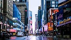 New York looks very different without its usual tourists